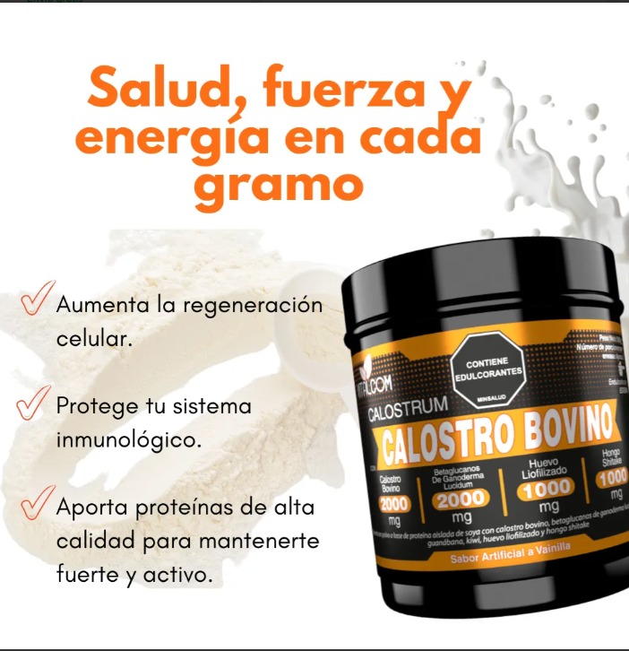 Miniatura 3 de CALOSTRUM CALOSTRO BOVINO 500g